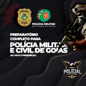Preparatório ao vivo - PMGO e PCGO